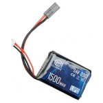 АКБ BlueMAX 7.4V LiPO 1500mAh 20C stick (PEQ/AN-15) 16x43x65mm AUG, MP40, М249 , ПКМ , приклад весло